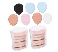 Veemoon 3 Cajas Mini Esponjas Aplicadoras de Maquillaje para Dedos Suave Compacto para Base y Corrector Cajas con Unidades para Diario y Profesional