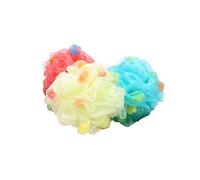 Veemoon 3 Esponjas Exfoliantes Corporales de Malla para Baño de 13Cm, Limpieza Suave y Espuma Abundante, Paquete Adecuado para Ducha Diaria