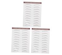 Veemoon 3 Hojas Pegatinas de Cejas Simulación Efecto Pelo Cinta Adhesiva para Cejas Mujer Fáciles de Aplicar Maquillaje Diario Naturales