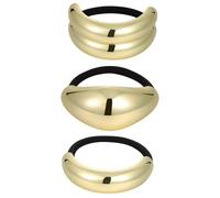 Veemoon 3 piezas Coleteros de Metal para Mujer de Accesorios de Cabello Elegantes y Duraderos Sujetadores de Coletas Versátiles para y Ocasiones Especiales