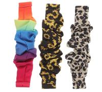 Veemoon 3 piezas Correa Elástica para Reloj Inteligente Diseño sin Conector Pulsera Scrunchie Suave y Cómoda para Mujer y Hombre