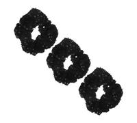 Veemoon 3 Piezas Unidades Coleteros de Terciopelo con Lentejuelas Brillantes para Mujer y Niña Elásticos y Cómodos para Fiestas Bodas y Diario