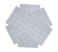 Veemoon 3 Piezas Water Drawing Cloth For Chinese Calligraphy Practice Mat Reusable And Washable Training Paper With Grids For Beginners And Students Grey
