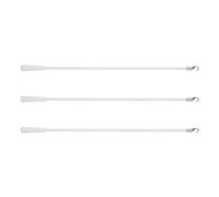 Veemoon 3 Varillas de Fibra de Vidrio para Cortinas Verticales con Gancho y Mecanismo de inclinación para Puertas y Ventanas de Oficina.