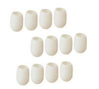 Veemoon 30piezas Dedales De De De Seda Para Cuidado Facial Bolas De Limpieza Exfoliantes Blancas Para Eliminar Puntos Negros y Suavizar La Piel