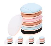 Veemoon 35 Piezas Mini Borla para Maquillaje, Mini Esponja de Maquillaje, Hidrofílica sin Látex, Forma Gota, Portátil, con Estuche Individual y Correa, para Viajes y Color Color Aleatorio