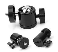 Veemoon 360grado Mini De Bola para Cámara Soporte Giratorio Compacto para DSLR y Videocámaras Color Negro Capacidad De Carga