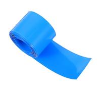 Veemoon 3m Tubo Termorretráctil Azul para Baterías Película Protectora De PVC De Metros Aislamiento Y Protección para Paquetes De Baterías Instalación Fácil Y Resistente Rasguños
