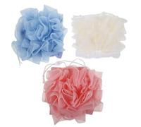 Veemoon 3piezas Bolas de Baño de Burbujas Combo de Esponja Vegetal Esponja de Lufa para Baño con Bolsillo para Jabón para Ducha