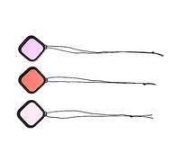 Veemoon 3piezas Filtro De Lente Submarino para Cámara De Acción Carcasa Protectora para Buceo y Snorkel Captura De Fotos y Videos Alta Definición Resistente Al Agua y Rayones