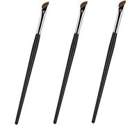 Veemoon 3Piezas Pinceles de Maquillaje para Ojos y Cejas Aplicador de Delineador y Corrector Herramientas de Maquillaje para y