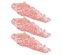 Veemoon 3piezas Portalápices para Decoración de Uñas Soporte de Cristal Transparente Organizador para Pinceles de Maquillaje Soporte para Pinturas para Trabajos de Caligrafía y Arte