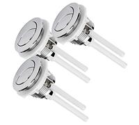 Veemoon 3piezas Pulsador Cisterna Roca Botón De Inodoro Redondo Kit De Descarga Doble