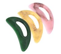 Veemoon 3piezas Tabla De Raspar Corporal Tabla De Raspar Facial Herramienta De Masaje Para Mujeres Raspador De Relajación Corporal Guasha Masaje Facial