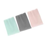 Veemoon 3Piezas Toallas de Muselina para Bebés de Paños para Baño y Limpieza Facial para Eructos Sudor y Babas Colores