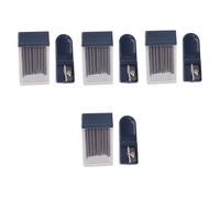 Veemoon 4 Juegos de Núcleos de Repuesto para Compás 20Mm Sacapuntas Integrado Recambios Suaves y Resistentes para Estudiantes Oficina y Uso Escolar