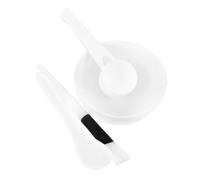 Veemoon 4 Juegos Kit de Herramientas para Máscaras Faciales Diy Set Tazón Mezclador y Aplicador Utensilios de de PP para Cuidado Casa y Salones