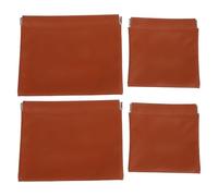 Veemoon 4 Minibolsas para Joyería Bolsas De Almacenamiento con Cierre Automático Pequeñas Bolsas De Maquillaje Pequeñas Bolsas De Viaje para Cosméticos Auriculares Y Joyas