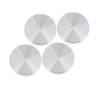 Veemoon 4 Piezas Adaptador de Disco de Aluminio para Mesa Disco Redondo de Aleación Ligera para Mesa Auxiliar y Mueble Expositor Instalación Rápida y Diseño Compacto