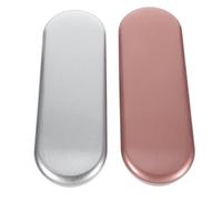 Veemoon 4 Piezas Cajas de Almacenamiento de Metal Portátil con Tapa de Contenedores para Organización de Herramientas Accesorios y de Manualidades para Clipper de Uñas Pinzas