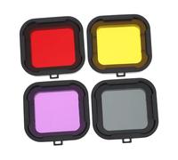 Veemoon 4 Piezas Filtro De Carcasa para Lentes Subacuáticos Accesorio para Cámaras Deportivas Compatible con Modelos F88 y Snorkel y Buceo Agua