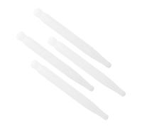 Veemoon 4 Piezas Gua Sha Stick de Piedra Blanca Natural Masajeador de Acupresión para Rostro y Cuerpo Herramienta Portátil para Muscular y Facial