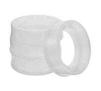 Veemoon 4 Piezas Recargas para Cubos de Pañales Anillos de Soporte Resistentes y Sellado Antipolvo para Contenedores de Pañales Guardería y Hogar Accesorios de Baño Blancos