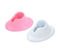 Veemoon 4 Piezas Soporte de Esmaltes para Uñas de Silicona Antiderrames Organizador Práctico para Manicura en Casa