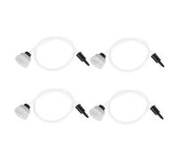 Veemoon 4 piezas Tubo Flexible para Selladora al Vacío Manguera Extendida para Envasadora de Alimentos Accesorio Profesional para Preservación y Almacenamiento Seguro Hogar y Restaurante