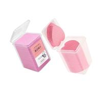 Veemoon 400 hojas Toallitas sin Pelusa para Uñas Unidades Almohadillas Absorbentes para Quitar Esmalte Algodón para Acrílicos y Gel para Limpieza Rápida y Viaje