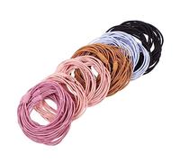 Veemoon 40piezas Gomas Elásticas Pelo Pulseras Bandas Cabello Coleteros para Mujer Tocados de Moda Uso Diario