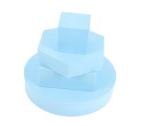 Veemoon 4piezas Adornos Fotográficos Modelo de Cubo Geométrico Decoración para Fotos Accesorios Elegantes para Fotografía de Alimentos Joyas y Cosméticos