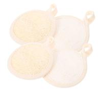 Veemoon 4Piezas Almohadillas Exfoliantes Faciales de para Limpieza Profunda Depurador Suave y Práctico para Mujeres Cuidado Compacto y