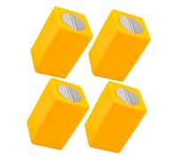 Veemoon 4piezas Caja De Almacenamiento De Cuchillas De Seguridad De Doble Filo Contenedor Reciclable para Desechar Maquinillas De Afeitar Solución para Barberías Unidades