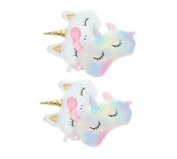 Veemoon 4piezas De De Unicornio Antifaz Para Dormir Dibujos Animados Para Viajes De Niñas y Adultos