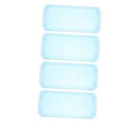 Veemoon 4piezas Estuche Transparente Resistente para Lápices Unidades Compartimentos para Organizar Bolígrafos La Escuela Hogar