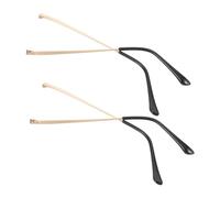 Veemoon 4piezas Patilla De Repuesto Metálica Para Gafas Kit De Reparación Juntas Para Monturas Rotas De Patillas De Repuesto