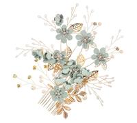 Veemoon 5 piezas Accesorios de Cabello para Novia Set Peinetas y Horquillas con Decoración de Rhinestones Herramientas de Estilizado para Mujeres y Damas de Honor Elegantes y