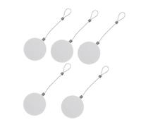 Veemoon 5 piezas Cable de Acero Retráctil Antirrobo Caja para Cables con Adhesivo Enrollador Automático para Protección de Mercancía Tiendas y Electrónica