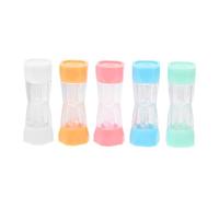 Veemoon 5 Piezas Estuche para Lentillas Portátil Organizador Resistente y Reutilizable para Lentes de Contacto Diseño y Compacto para Viaje y Uso Diario