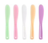 Veemoon 5 Piezas Placas para con Palitos Agitadores de Duraderos para Maquillaje Facial DIY Colores Surtidos