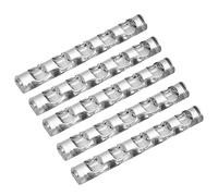 Veemoon 5 Piezas Portaplumas para Uñas de Acrílico Transparente Portalápices para Manicura Compartimentos Soporte para Guardar Bolígrafos y Pinceles para Salón de Uñas y Decoración