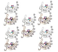 Veemoon 5 Series Pin De Musical Broches Especiales Accesorios Mujeres Elegantes 2 Piezas X 5