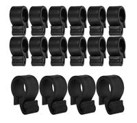 Veemoon 50 Abrazaderas de Fijación para Tubos de Riego Pe, Clip Colgante para Mangueras de Jardín, Plástico Resistente, Tamaño 25, Kit 50 Piezas para Invernadero y Riego Automático