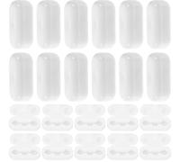 Veemoon 50 Conectores de Cadena para Persianas Verticales Juego de 50 Piezas de Plástico Conector Curvo para Reparación y Prolongación de Vida Útil Accesorios para Cortinas