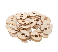 Veemoon 50 piezas Botones de Madera Extraíbles Corazón para Pompones Herramienta Sujeción Gorros Tejidos Cierre Duradero para Manualidades de Punto Accesorios Sostenibles para Gorros