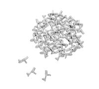 Veemoon 50 Piezas De Pasadores Para Estantes De Cocina Soportes De Estante En Forma De L Para Muebles Clips De Aleación De Zinc Pasadores En Forma De L