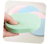 Veemoon 50 piezas Esponjas de Limpieza Facial de Bambú Activado Exfoliantes para Limpieza Profunda y Suave Coloridos y Naturales Color Aleatorio Color Aleatorio