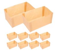 Veemoon 50 Piezas Moldes de Papel Kraft Desechables para Hornear Pan, 50 Piezas, Tamaño Pequeño, Antiadherentes, Aptos para Horno y Congelador, Revestimientos para Hornear Pasteles y