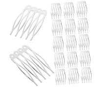 Veemoon 50 piezas Peines Laterales de Metal para Mujeres Pack de Accesorios de Cabello Decorativos Dientes para Bodas y